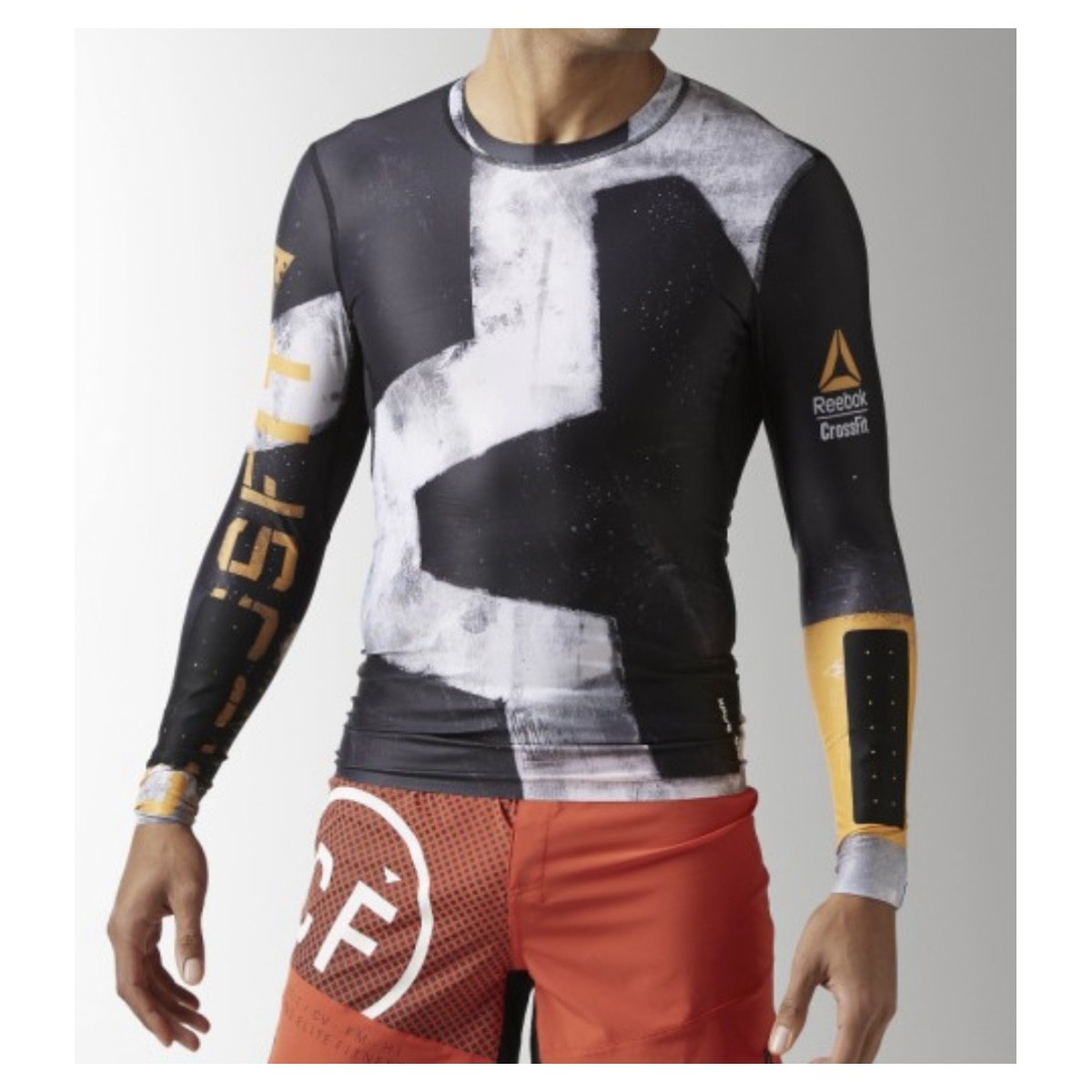 t shirt homme reebok crossfit compression