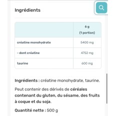 Créatine allnutrition